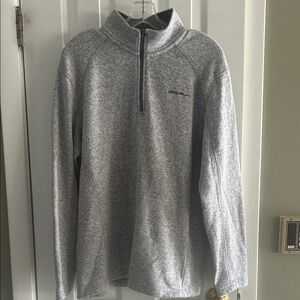 EDDIE BOAUER MENS RADIATOR FLEECE 1/4 ZIP PULLOVER SIZE L